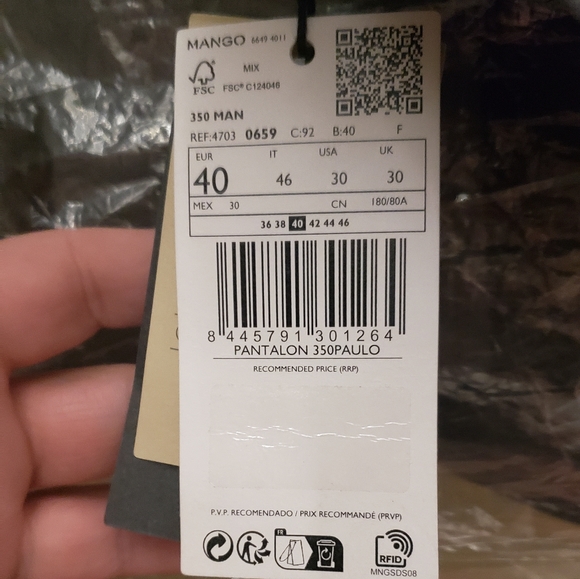 mango brand mens suit NWT - Picture 7 of 10